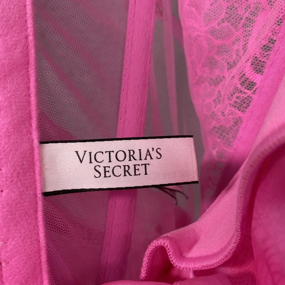 Victoria's Secret Wicked Corset Top Womens Small Lace Crisscross Coquette Garter